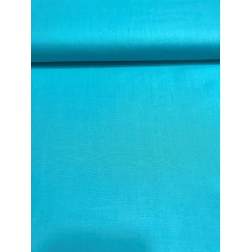 Popeline vert/ turquoise